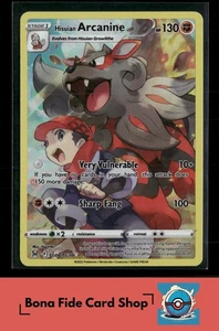 Hisuian Arcanine #TG08/TG30 Pokemon Ultra Rare NM 2022 - Picture 1 of 2