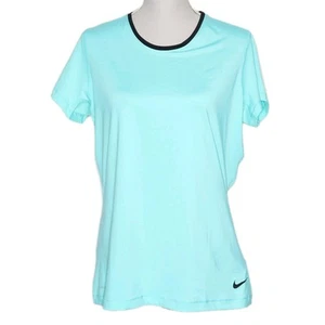 Nike Pro Dri-Fit Baselayer T-Shirt Size XL Top Turquoise Mint Green New - Picture 1 of 18