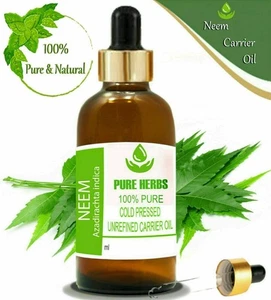 Aceite portador de neem de hierbas puras 100 % puro y natural de Azadirachta indica - Imagen 1 de 8
