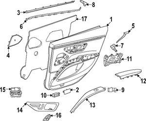Genuine Mercedes-Benz Armrest 297-730-52-01-8T92 - Picture 1 of 1