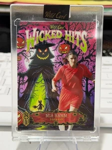 2025 Wild Card - Mia Hamm TRUE 1/1 - Wicked Hits Rainbow Foil Wild Card - steve - Bild 1 von 2