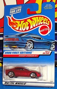 Hot Wheels 2000 First Editions #12 Dodge Charger R/T Dark Red w/ 5SPs - Picture 1 of 2