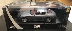 Hot Wheels Elite Ferrari 575 GTZ Zagato grau Diecast Modellauto - Maßstab 1:18 - Bild 1 von 19