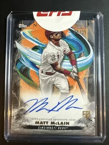 2023 Topps Inception Matt McLain Rookies And Emerging Stars Auto /25 #BRES-MM - Picture 1 of 2