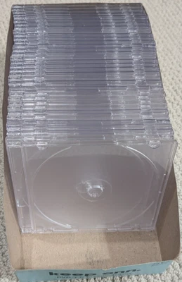 Lote de 34 fundas estándar transparentes para CD/DVD Foto 1 de 2