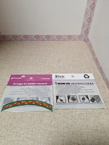 MÄDCHEN PFADFINDERBRÜCKE ZUM JUNIOR AWARD Bügelbild - Bild 1 von 1