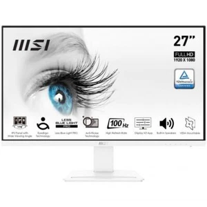MSI MONITOR 27 LED IPS 16:9 FHD 1MS 100Hz, INCLINABILE, VESA 75X75, VGA/DP/HDMI, - Foto 1 di 4