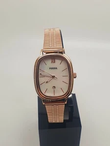 Fossil BQ3609 Damenuhr Lyla 3-Zeiger/Datum Edelstahl Roségold - Bild 1 von 7