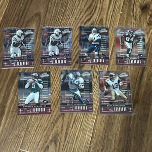 7 Cards 2001 Absolute Memorabilia Football Superstar Cards.Mint Condition