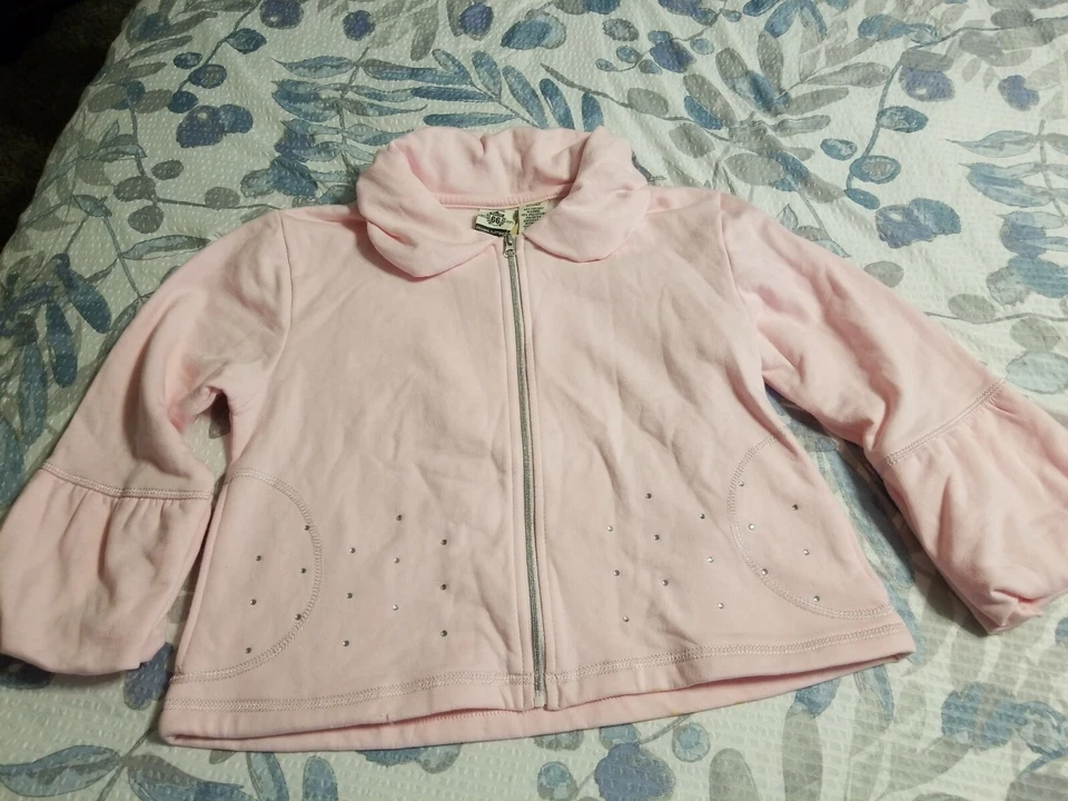 Route 66 Rosa Crop Chaqueta Manga 3/4 Top Talla 14/16 Foto 1 de 4