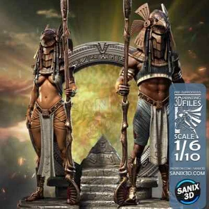 Horus Guards Statue 3D Printed Kit Unpainted/Unassembled - Picture 1 of 9