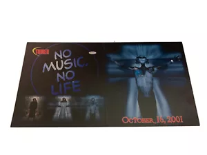 Tarjeta de evento Ozzy Osbourne 2001 original rara de 5,25""x10 - Imagen 1 de 2