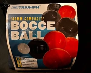 Juego de pelota de petanca Triumph 100 mm al aire libre con bolsa de transporte - Imagen 1 de 2