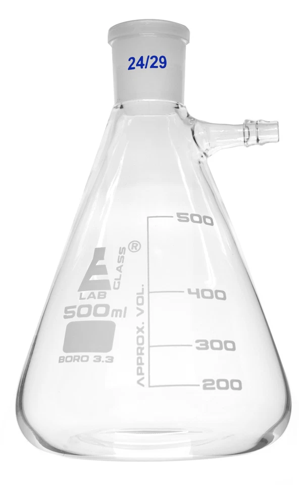 Eisco Labs 500ml Buchner Filtering Flask with 24/29 Socket Size - Image 1 of 1