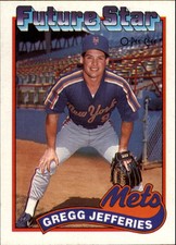 1989 O-Pee-Chee New York Mets Baseball Card #233 Gregg Jefferies
