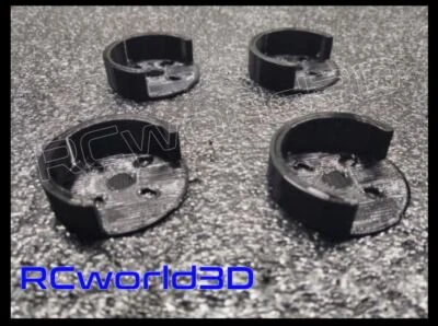 QUADCOPTER BRUSHLESS MOTOR MOUNT/BASE PROTECTOR 4PCS 3D PRINTED SOLID - PLA - Image 1 of 4