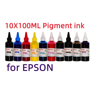 10X100ML Premium Pigment refill ink for P700 P900 P5370 printer -sample - Picture 1 of 3