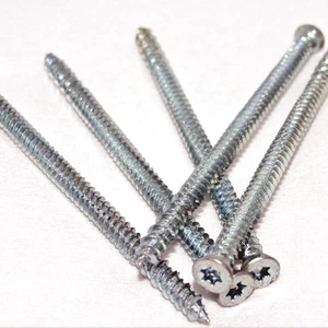 Fensterrahmenschrauben Rahmschrauben Bauschrauben Senkkopf Fensterschraube - Bild 1 von 2