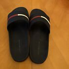 Tommy Hilfiger  Sliders In Navy Size 10-1/2 To 11 Inch, 3-1/2" Inside Width Used