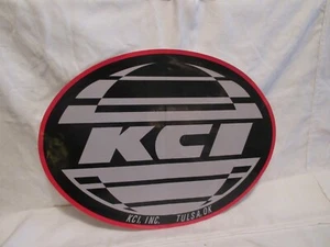 NOS KCI, Inc. Tulsa, OK Advertising Sticker Sign - 16" X 12" - Picture 1 of 2