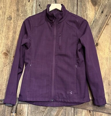 Chaqueta Under Armour Storm Cold Gear Infrarrojo XS Granate Púrpura Cremallera Completa Athleisure Foto 1 de 4