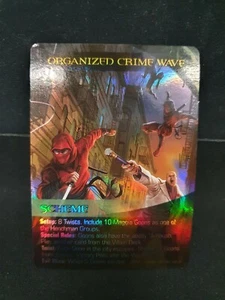 Organized Crime Wave - Scheme -  Promo Card - Foil - Marvel Legendary - Picture 1 of 1