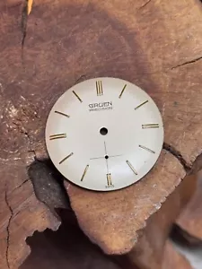 LETZTE Vintage James Bond Gruen 510 Sub Sekunden Uhr Zifferblatt Gold Marker 29,5mm NOS - Bild 1 von 4