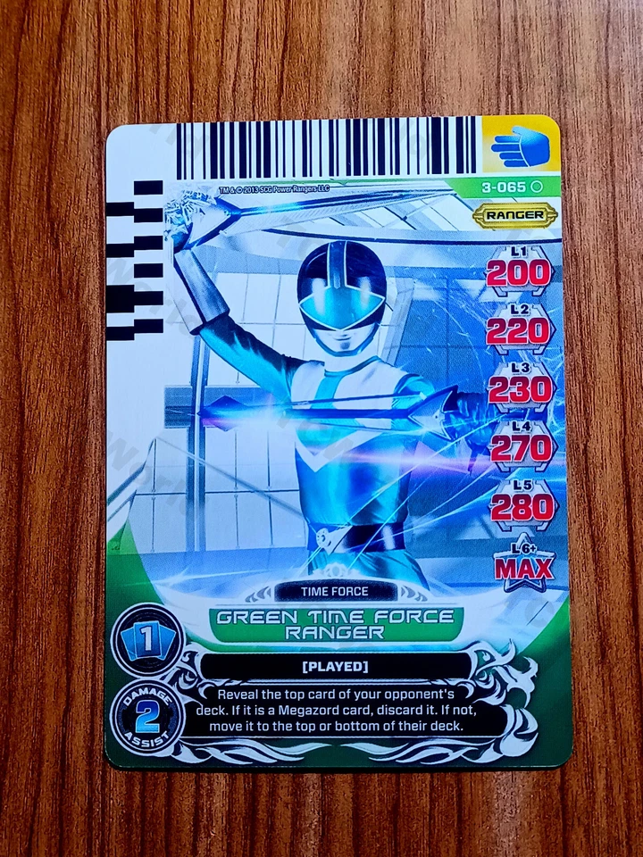 Power Rangers Universe of Hope 3-065 Green Time Force Ranger - Image 1 of 1