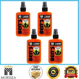Ben's 30 Tick and Insect Repellent 3.4 Fl Oz. Pump Spray - Carded - 4 Pack - Picture 1 of 9