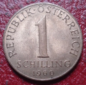 1960 AUSTRIA SCHILLING IN AU CONDITION - Picture 1 of 2