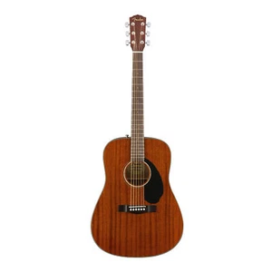 Fender CD 60S Dreadnought Walnut Fingerboard All Mahogany Acoustic Guitar - Picture 1 of 8