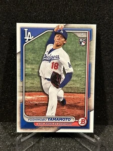 2024 Bowman Chrom #36 Yoshinobu Yamamoto RC Los Angeles Dodgers - Bild 1 von 2