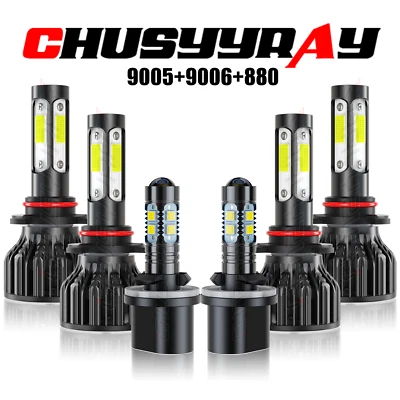 Faro LED luz antiniebla haz alto bajo para Isuzu Ascender 2003-2008 Foto 1 de 4