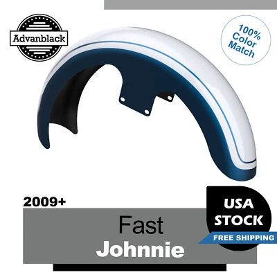 Fast Johnnie 19" Reveal Wrapper Hugger Front Fender Fits Harley Touring 09+ - Image 1 of 4