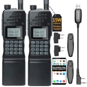 Baofeng AR-152 U/VHF Walkie Talkie große Reichweite 12000mah Zwei Wege Amateurfunk Vox Kit - Bild 1 von 12