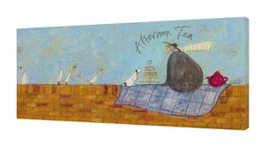 Sam Toft - Afternoon Tea - 50 x 100cm Canvas Print Wall Art WDC93178 - Picture 1 of 1