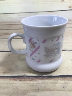 Taza de café Enesco Precious Moments 1989 de colección compartiendo nuestra Navidad juntos   Foto 1 de 4