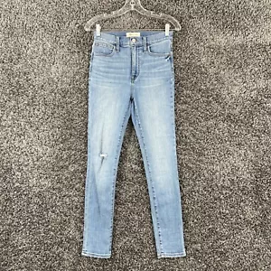 Madewell 11"" Roadtripper Damenjeans 25 blau distressed - Bild 1 von 11