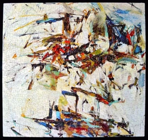 JOAN MITCHELL x Springbok 'George Went Swimming...' 1967 Jigsaw Puzzle ASSEMBLED - Picture 1 of 9