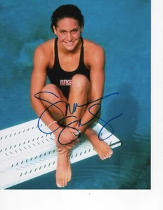 US OLYMPIC SWIMMER SUMMER SANDERS SIGNED 8X10 - Picture 1 of 1