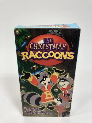 The Christmas Raccoons Rare Cartoon Oop HTF 1995 Good Times Vhs - Image 1 of 4