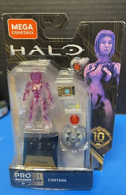 Mega Construx Halo Series 10 Pro Builders Cortana GFT39 Black Series Anniversary - Image 1 of 2