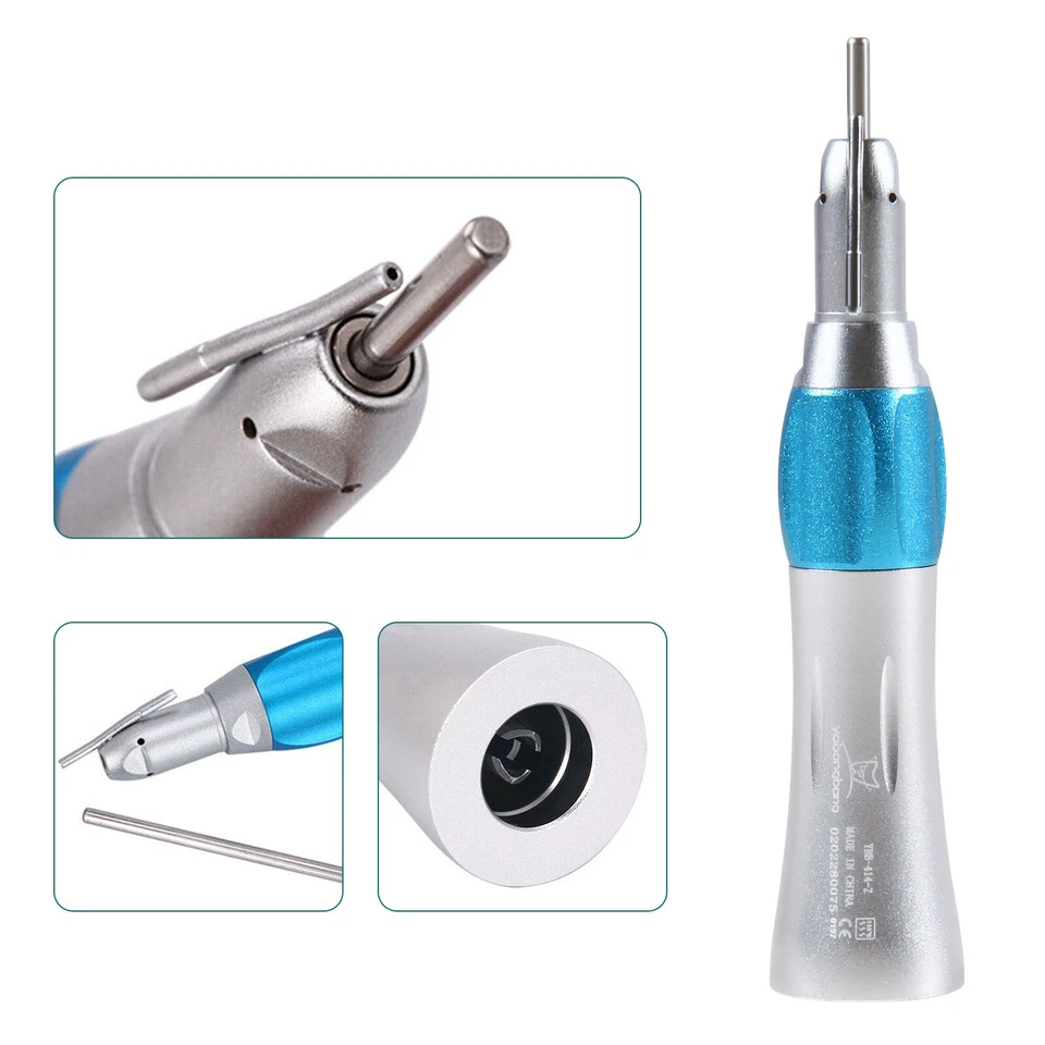 Pieza de mano recta dental quirúrgica 1:1 cono nasal tubo de riego externo ns Foto 1 de 4