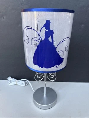Disney Cinderella table lamp 7 X 7 X 17 TESTED WORKS - Image 1 of 2