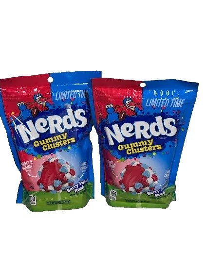 Nerds Berry Punch Rush Juicy Gummy Clusters 7.15oz Bag LIMITED TIME