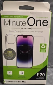 iPhone 15 Pro Max Clear Case with Screen Protectors - Picture 1 of 1