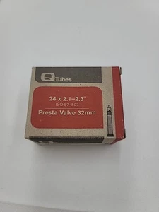 Q-Tubes Inner Tube 24 x 2.1-2.3 32mm Presta Valve Tube Bicycle tubes - Picture 1 of 5