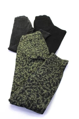 Pantalones de mezclilla ajustados al tobillo de tiro medio marca J para mujer negros verdes talla 26 28 lote 3 Foto 1 de 4