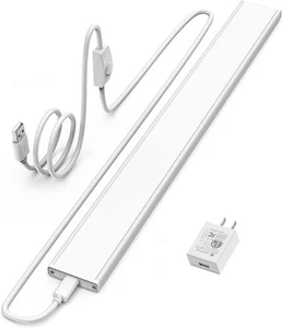 Illuminazione Sotto Armadio Plug-in, Luci LED da Banco da Lavoro 16 Pollici con Super Luminoso... - Foto 1 di 8