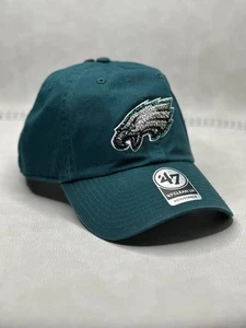 Green Philadelphia Eagles Bling Hat '47 Brand Clean Up Adjustable Hat - Bild 1 von 5